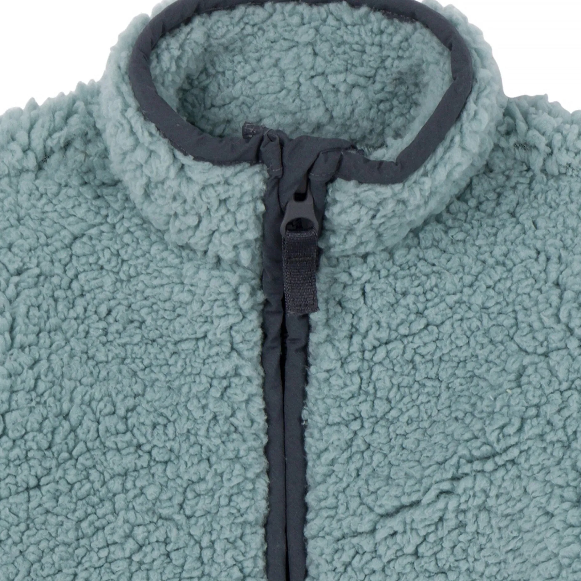 Baby Boys Blue Sherpa Romper