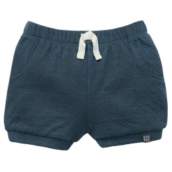 Baby Boys Dark Blue Cuffed Shorts