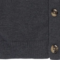 Baby Boys Dark Grey Heather Fair Isle Viscose Sweater