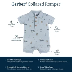 Baby Boys Golf Polo Romper