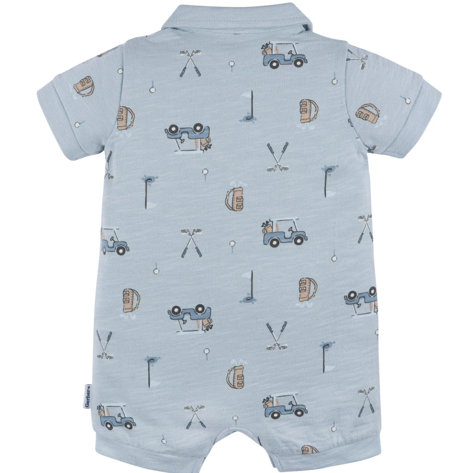 Baby Boys Golf Polo Romper