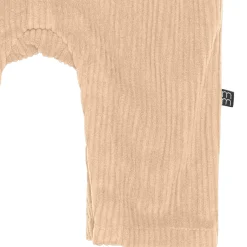 Baby Boys Light Tan Sherpa Collar Corduroy Romper