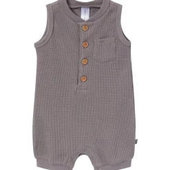 Baby Boys Medium Grey Sleeveless Romper