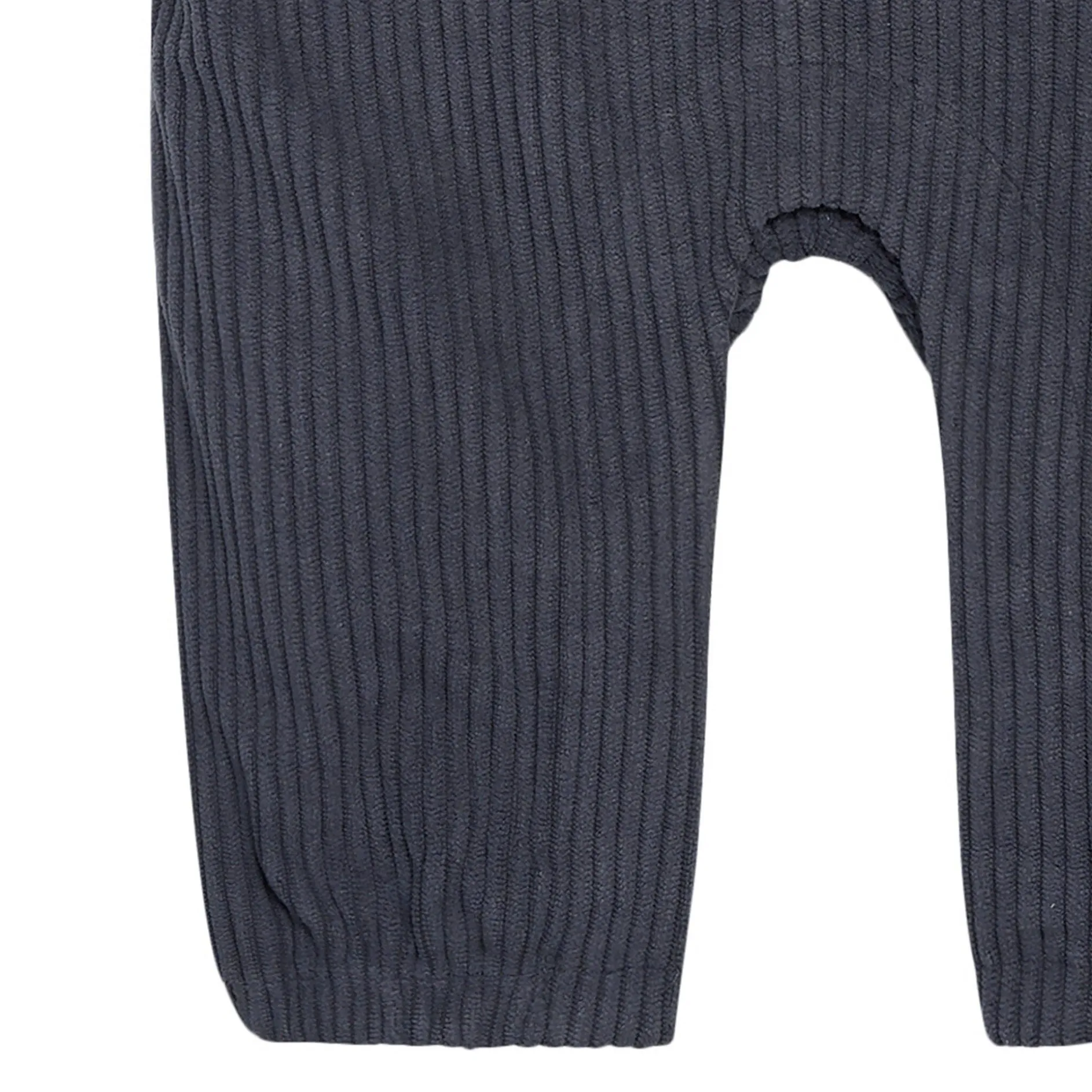 Baby Boys Navy Corduroy Romper