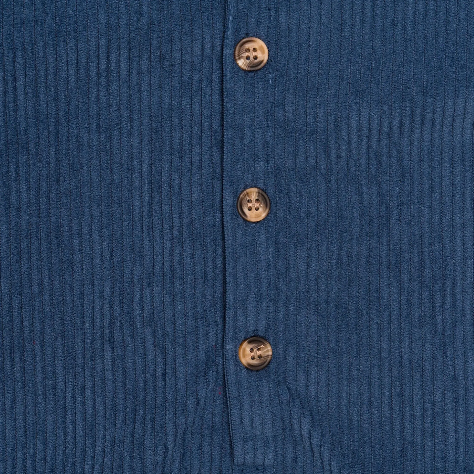 Baby Boys Navy Sherpa Collar Corduroy Romper
