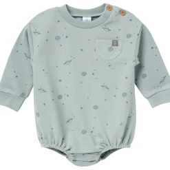 Baby Boys Slate Galaxy Bubble Romper