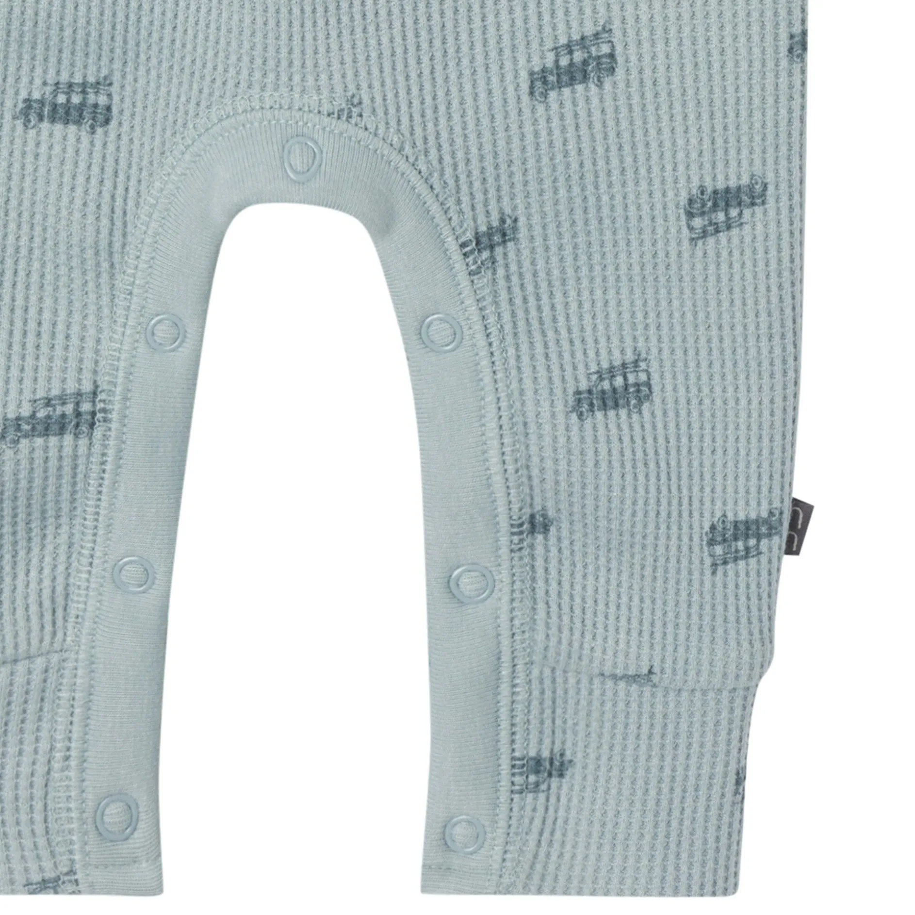 Baby Boys Teal Buggy Short Sleeve Long Leg Romper