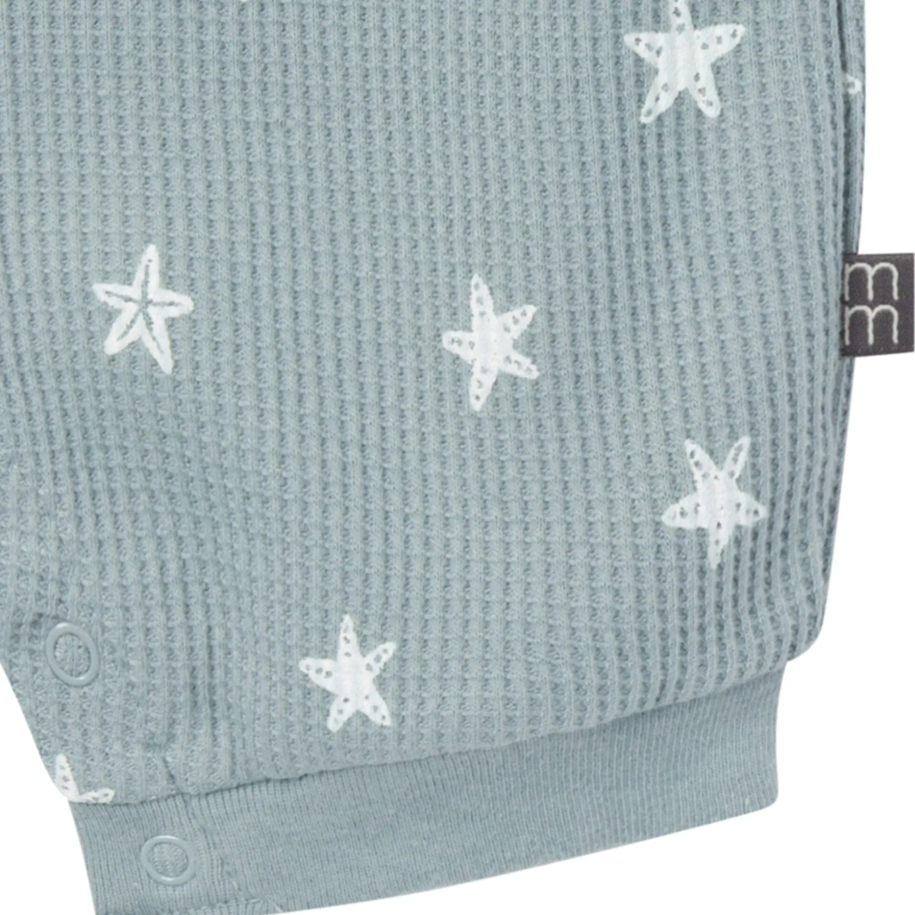 Baby Boys Teal Starfish Sleeveless Romper