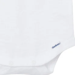 Baby Boys White Polo Bodysuit
