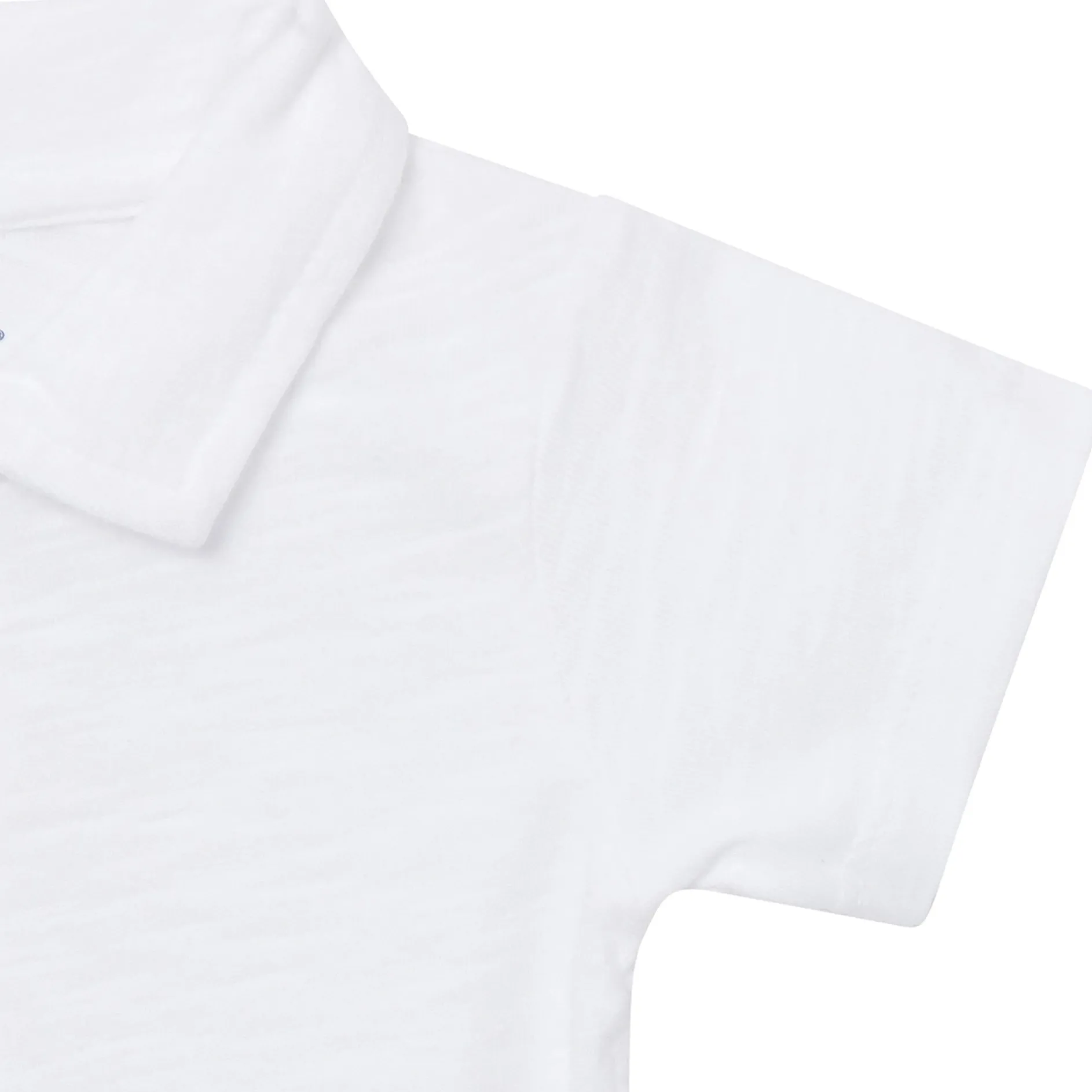 Baby Boys White Polo Bodysuit