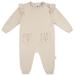 Baby Girls Deer Sweater Knit Romper