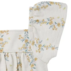 Baby Girls Floral Vines Bubble Romper
