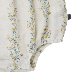 Baby Girls Floral Vines Bubble Romper