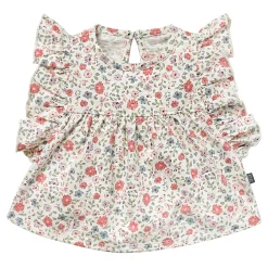 Baby Girls Garden Ruffle Sleeve Top