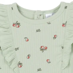 Baby Girls Green Pears Romper