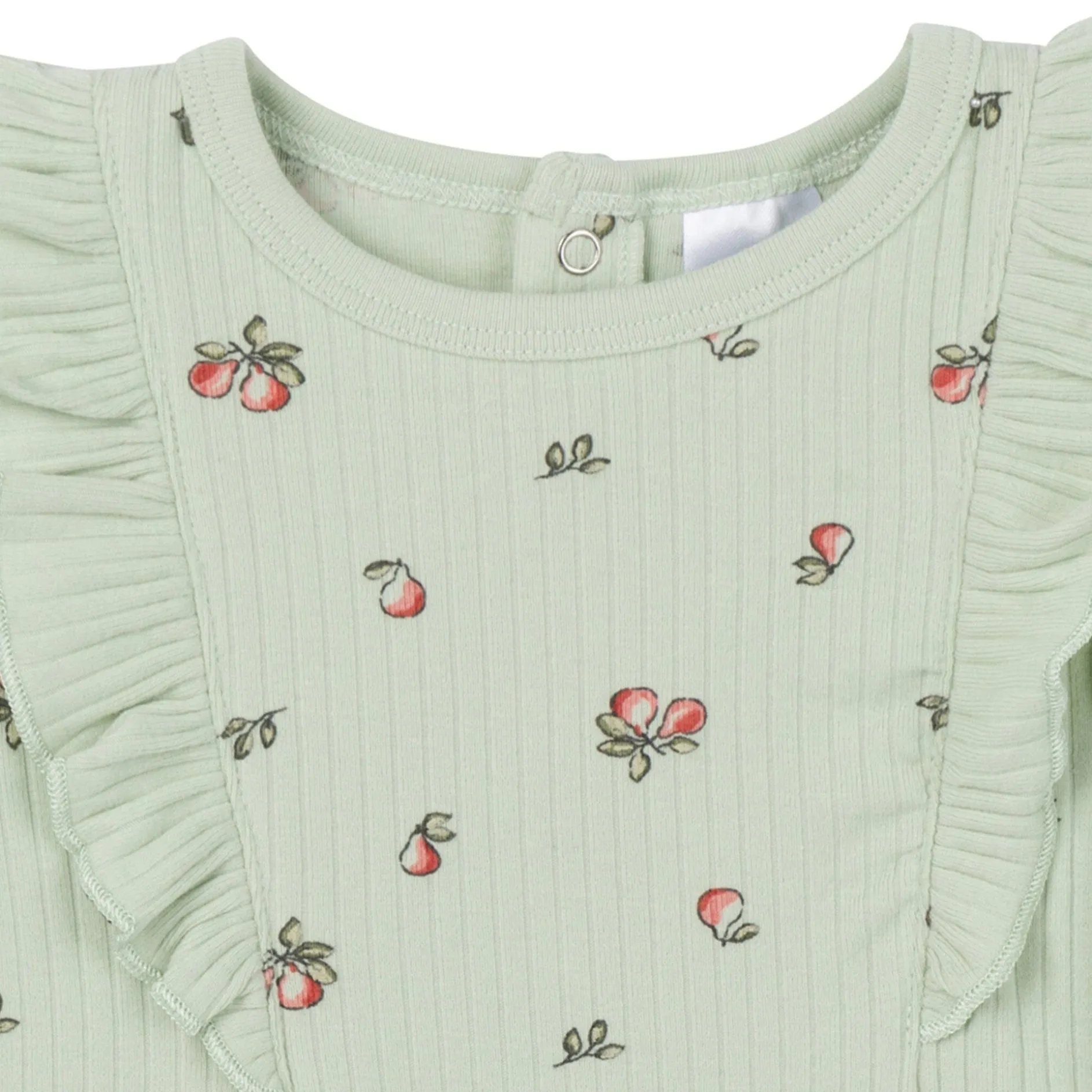 Baby Girls Green Pears Romper
