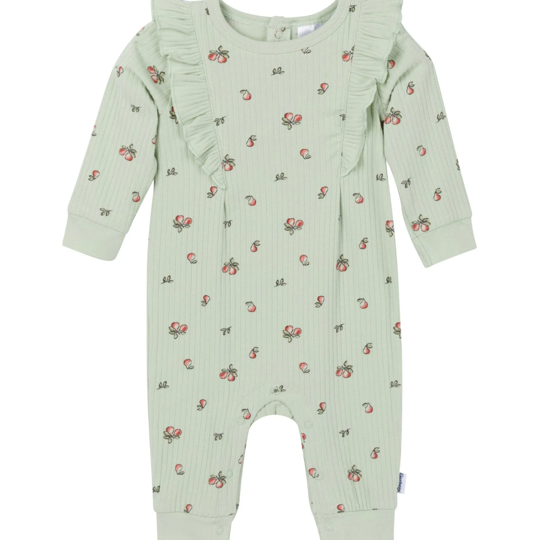 Baby Girls Green Pears Romper