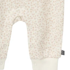 Baby Girls Ivory Ditsy Floral Waffle Slouch Romper