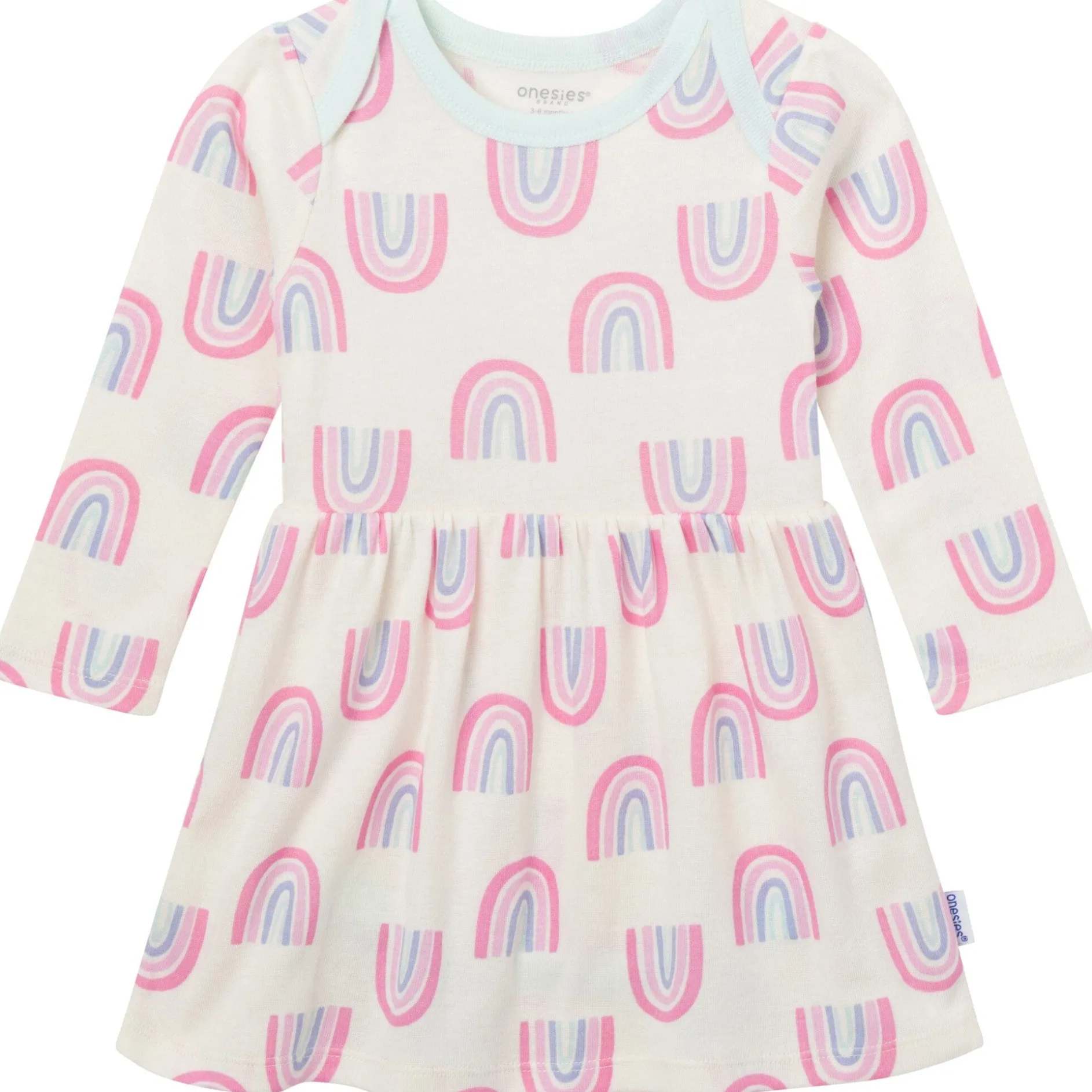Baby Girls Ivory Rainbow Bodysuit Dress