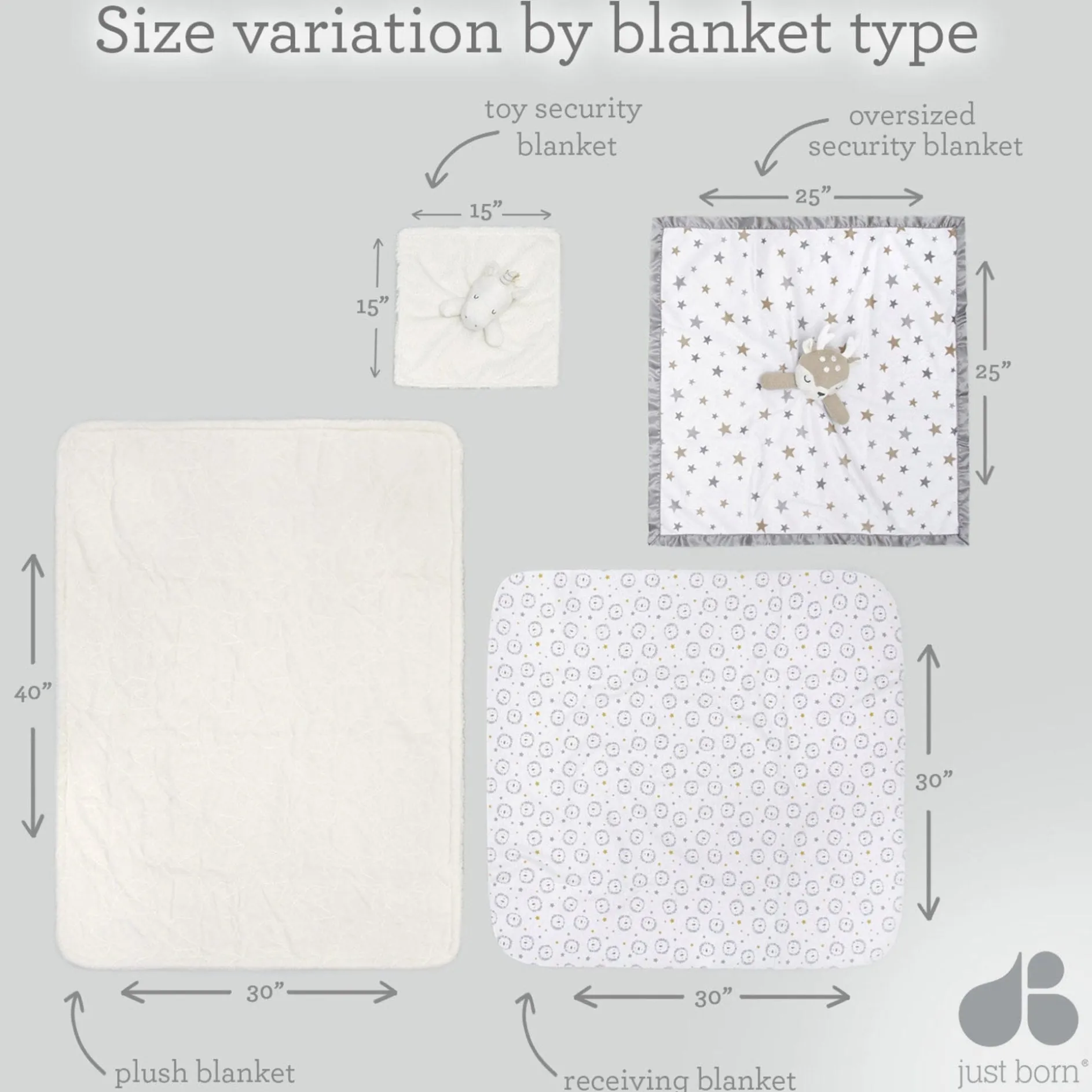 Baby Girls Koala Oversized Security Blanket