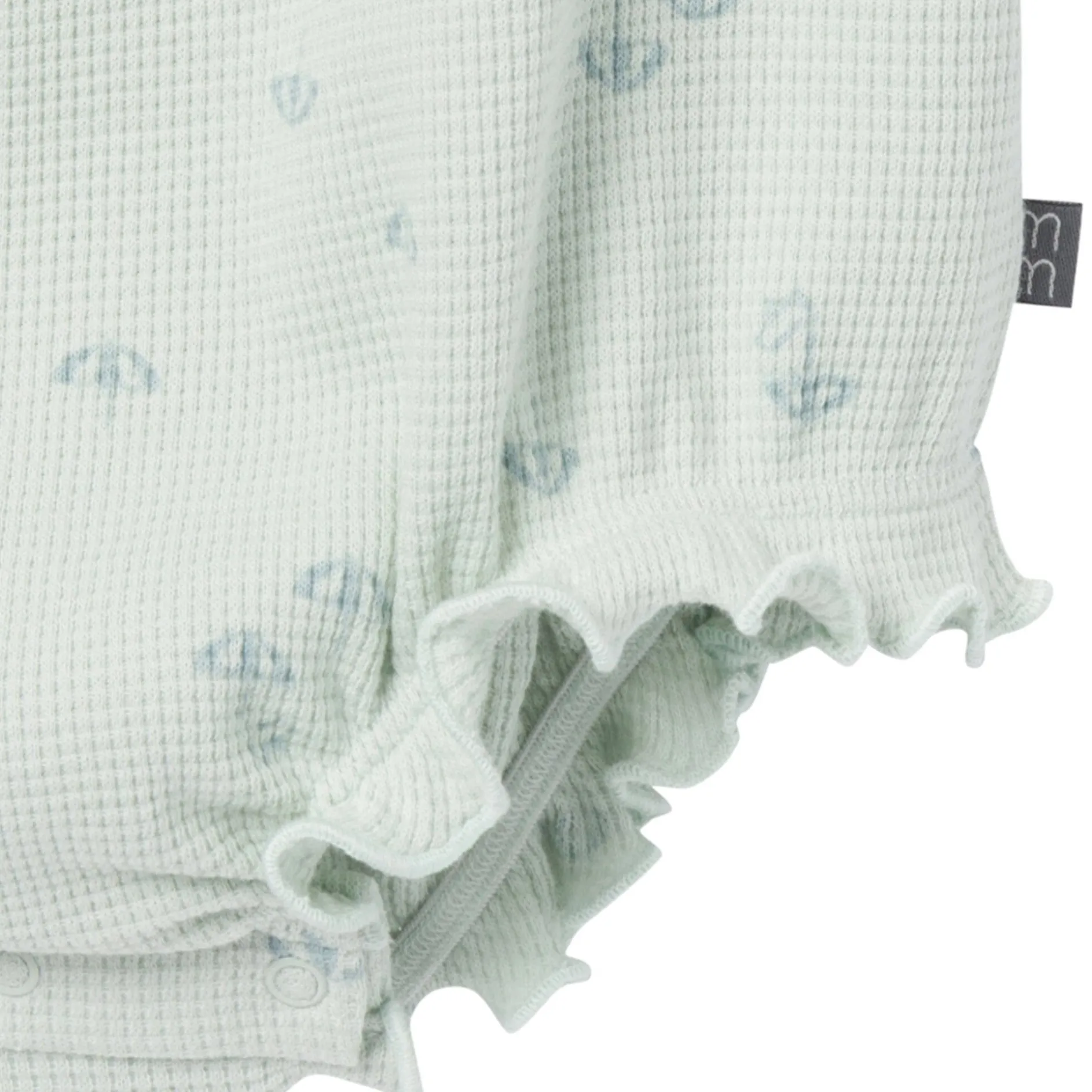 Baby Girls Light Sky Beach Umbrella Bubble Romper