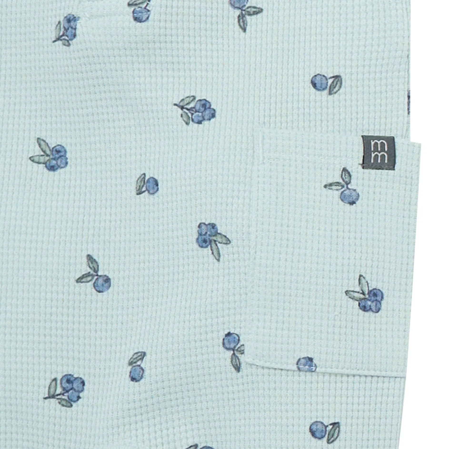 Baby Girls Light Sky Blueberry Short Sleeve Long Leg Romper