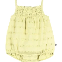 Baby Girls Light Yellow Bubble Romper