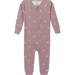 Baby Girls Medium Lilac Posies Hacci Footless Pajamas