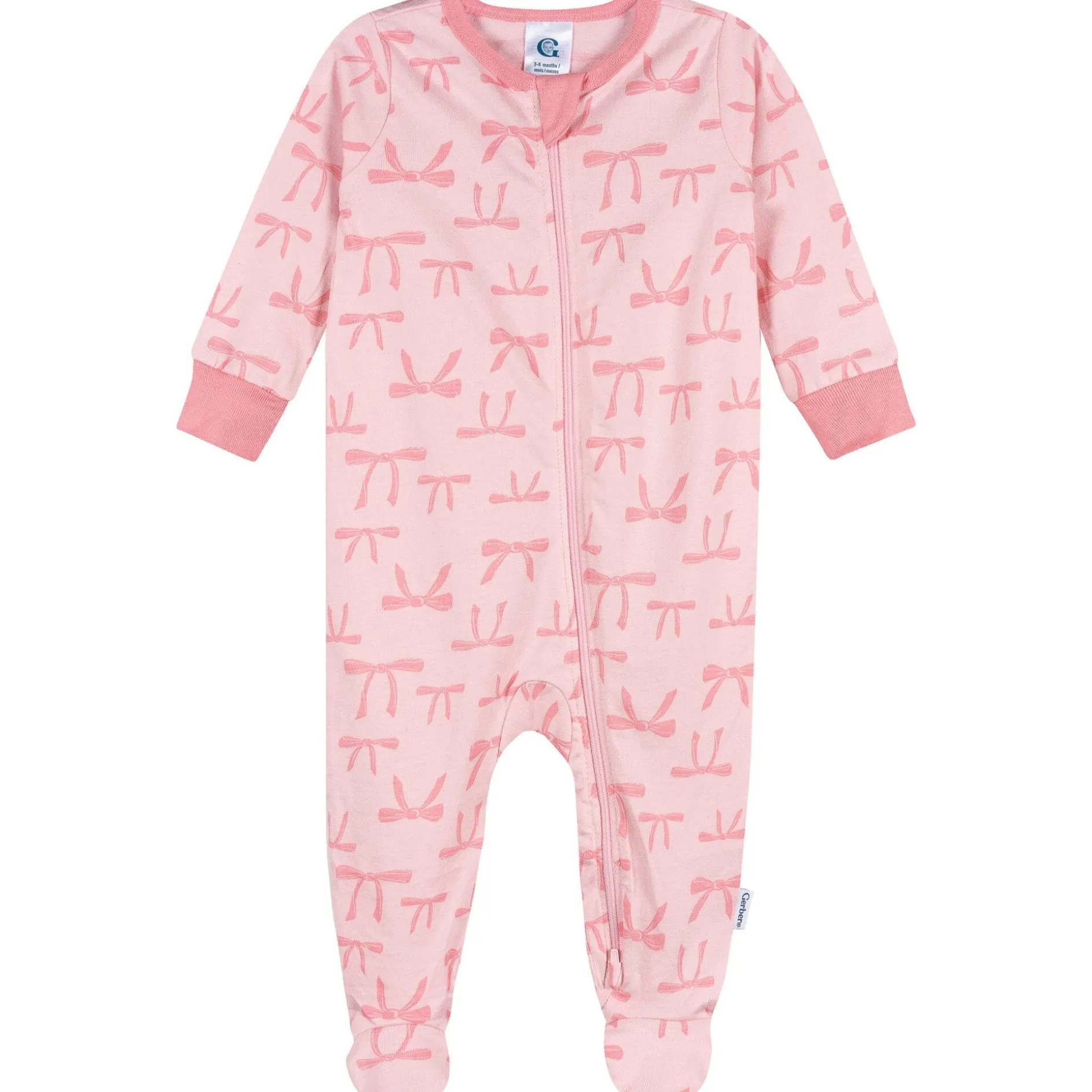 Baby Girls Pink Bows Sleep 'N Play