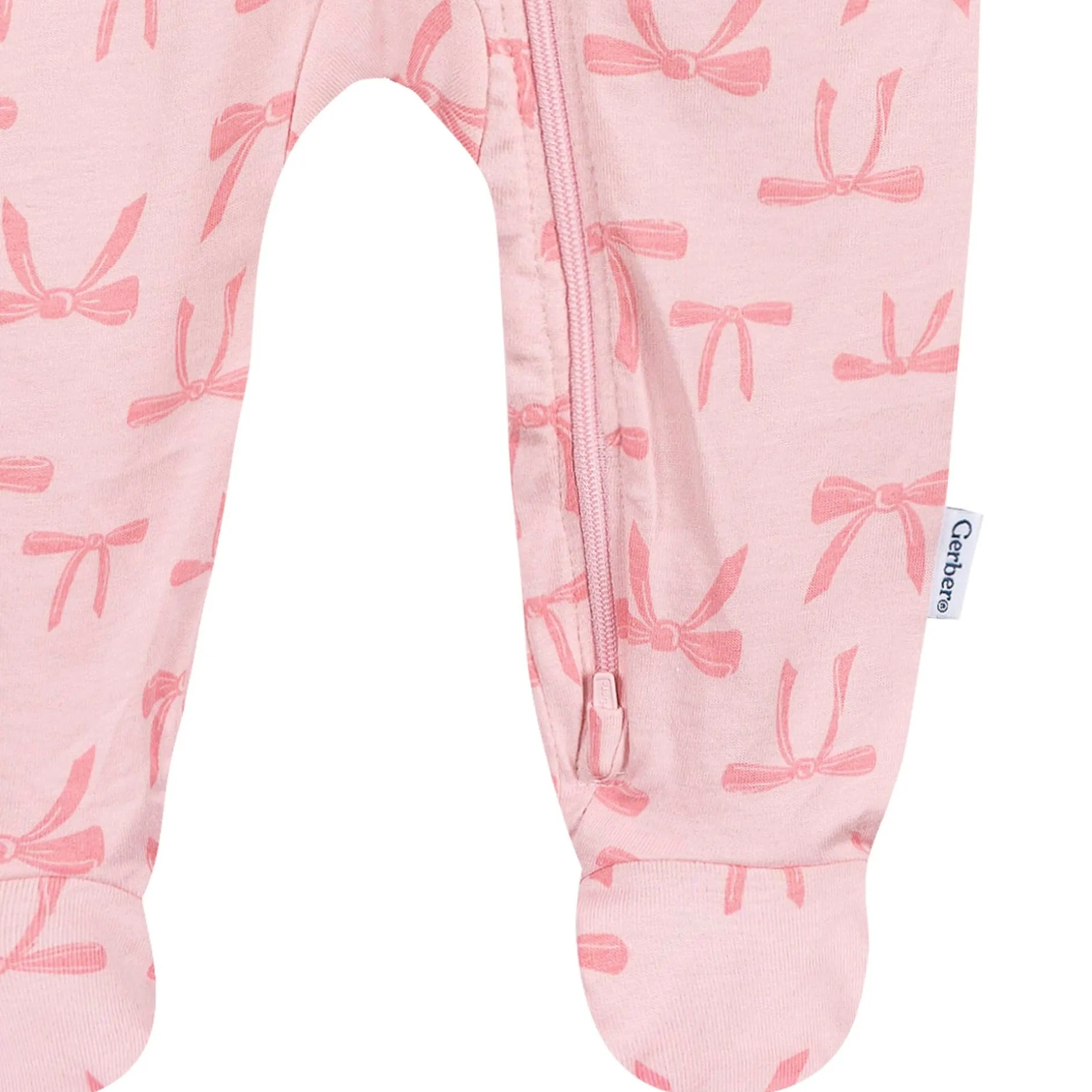 Baby Girls Pink Bows Sleep 'N Play