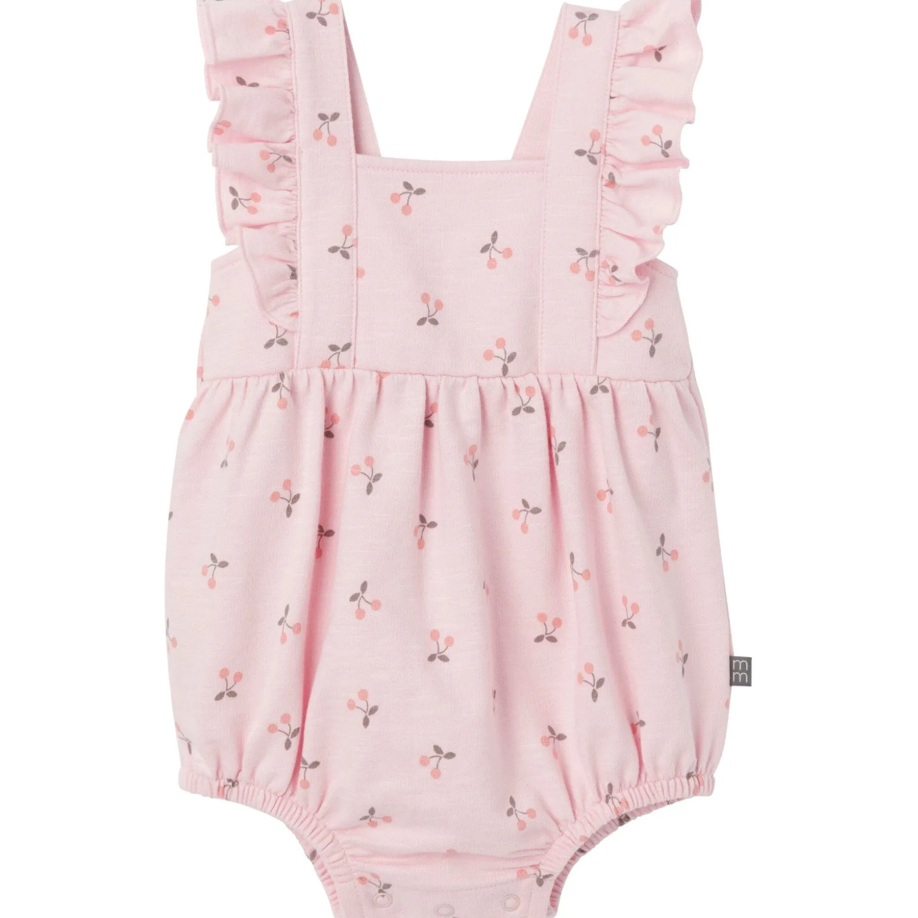 Baby Girls Pink Cherries Romper