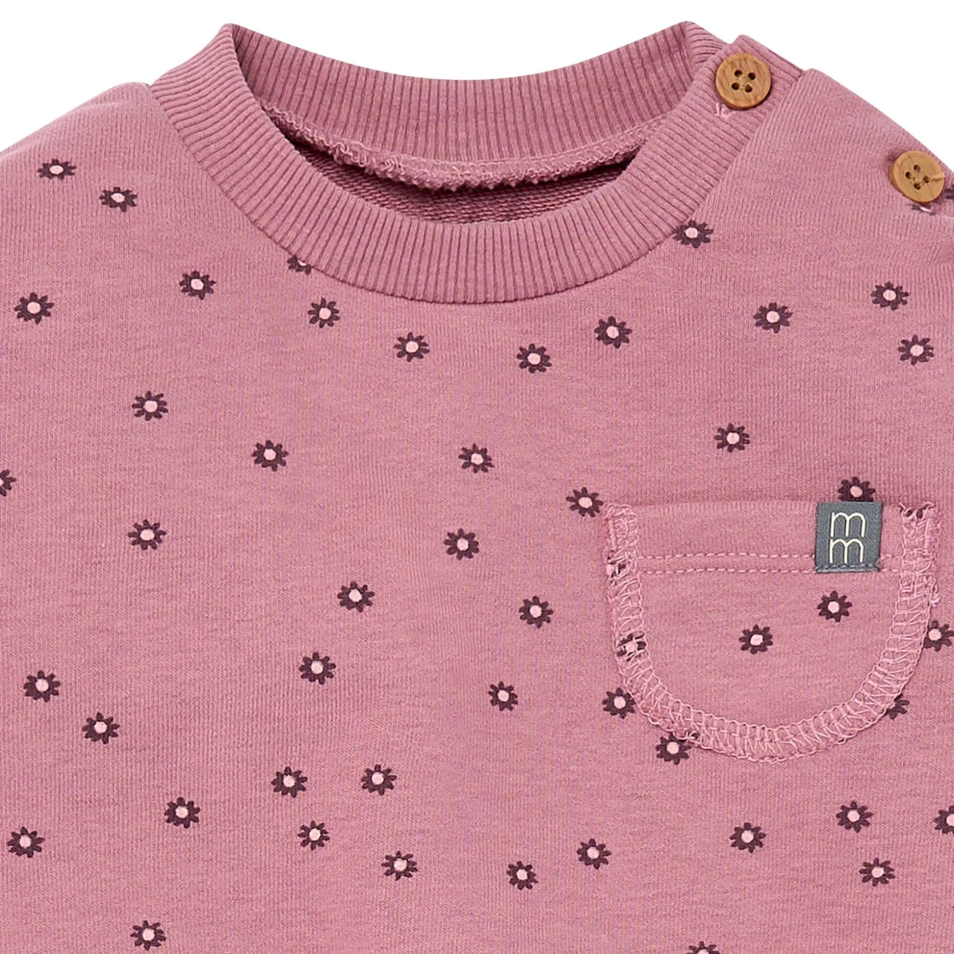 Baby Girls Pink Daisy Bubble Romper