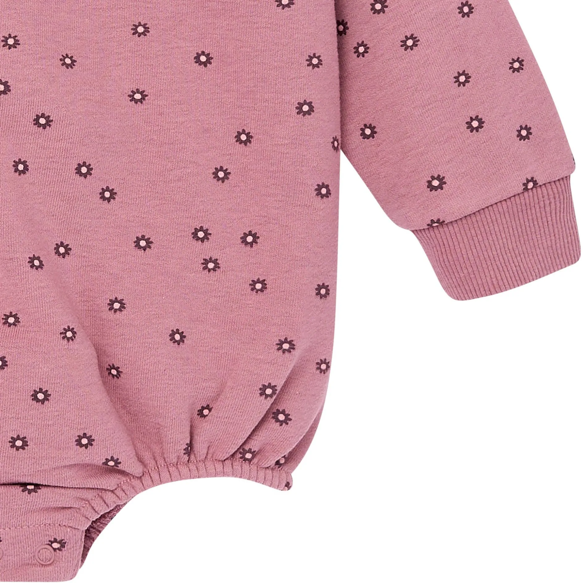 Baby Girls Pink Daisy Bubble Romper