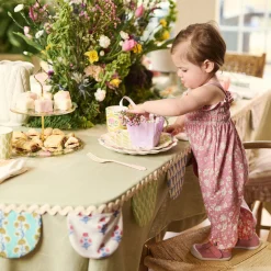 Baby Girls Pink Flower Long Leg Romper