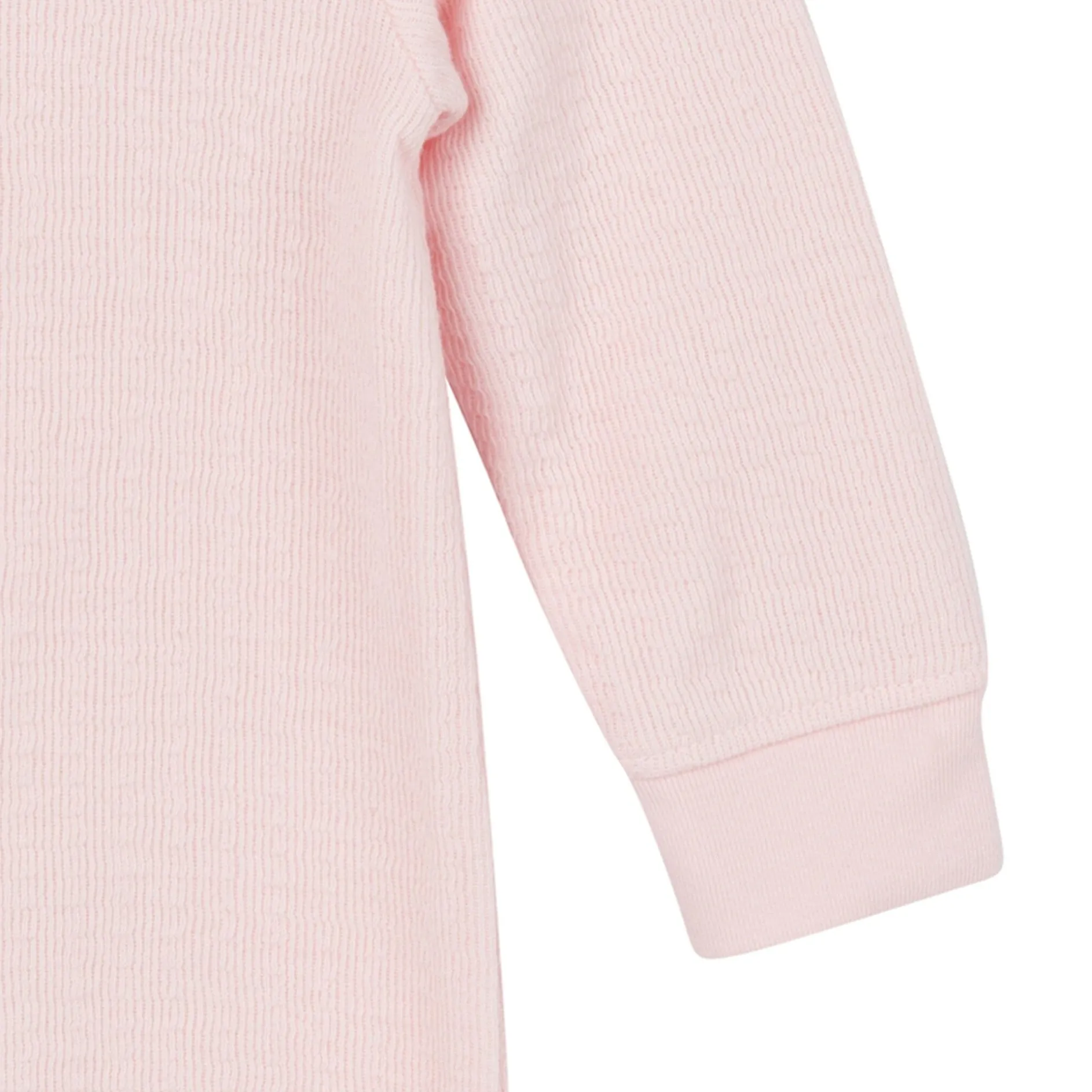 Baby Girls Pink Hooded Romper