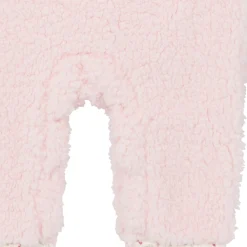 Baby Girls Pink Sherpa Romper