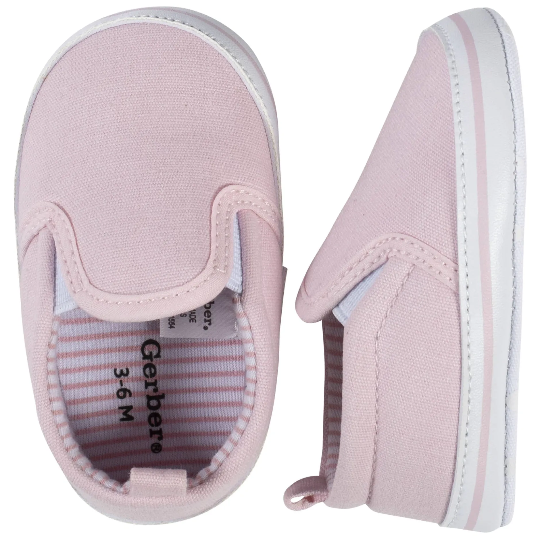Baby Girls Pink Slip-On Sneaker