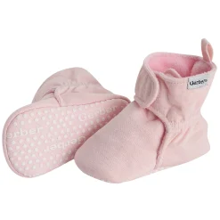 Baby Girls Pink Soft Booties