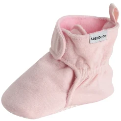 Baby Girls Pink Soft Booties