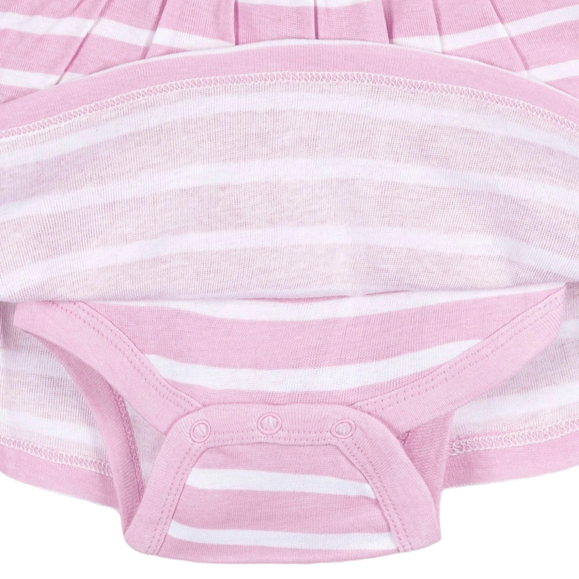 Baby Girls Purple Heart Bodysuit Dress