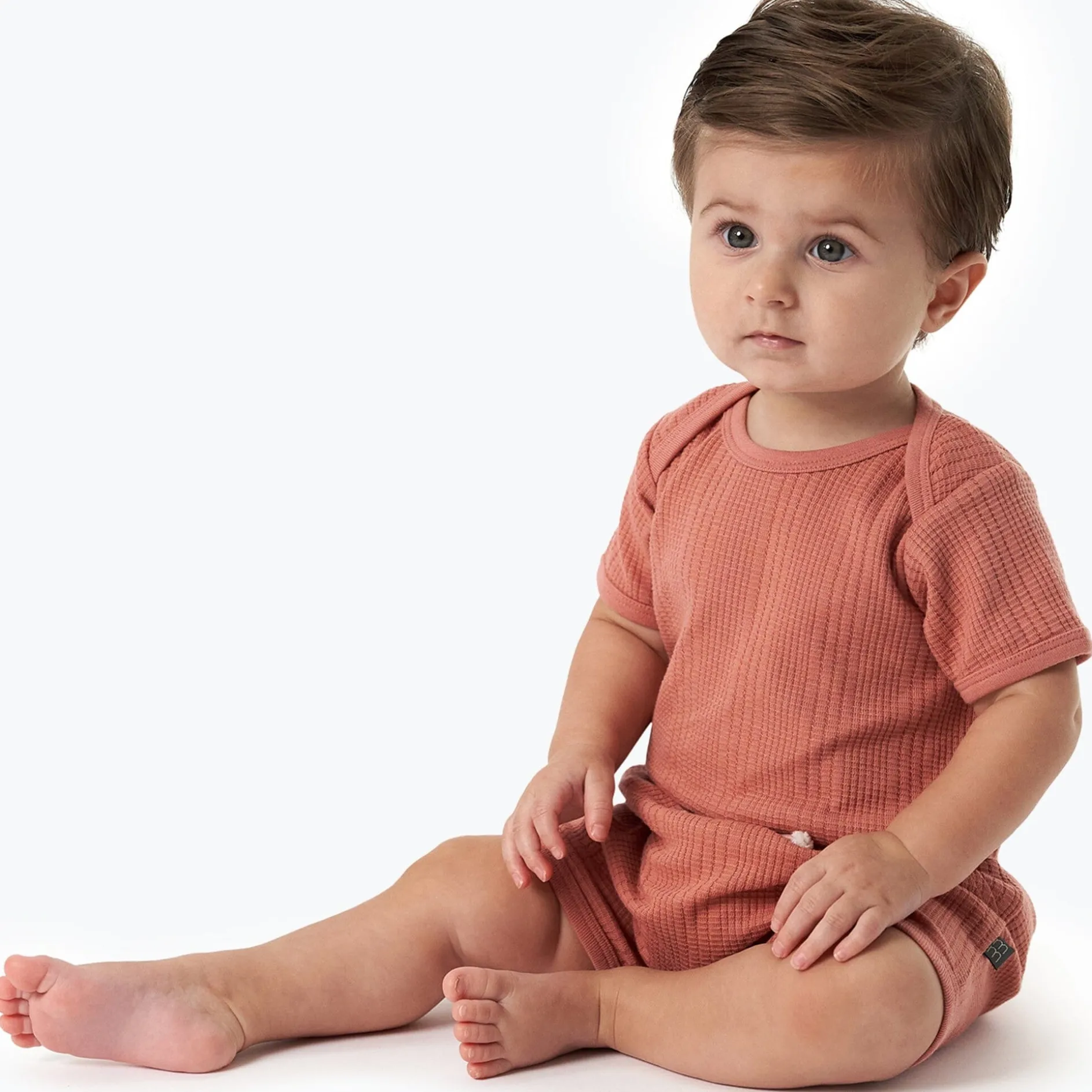 Baby Girls Rose Dumpling Romper
