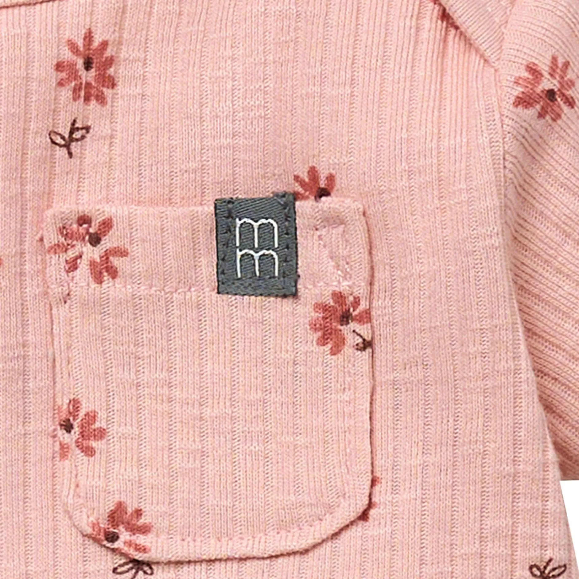 Baby Girls Rose Flower Short Sleeve Bodysuit