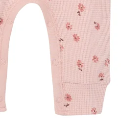 Baby Girls Tossed Daisy Short Sleeve Long Leg Romper