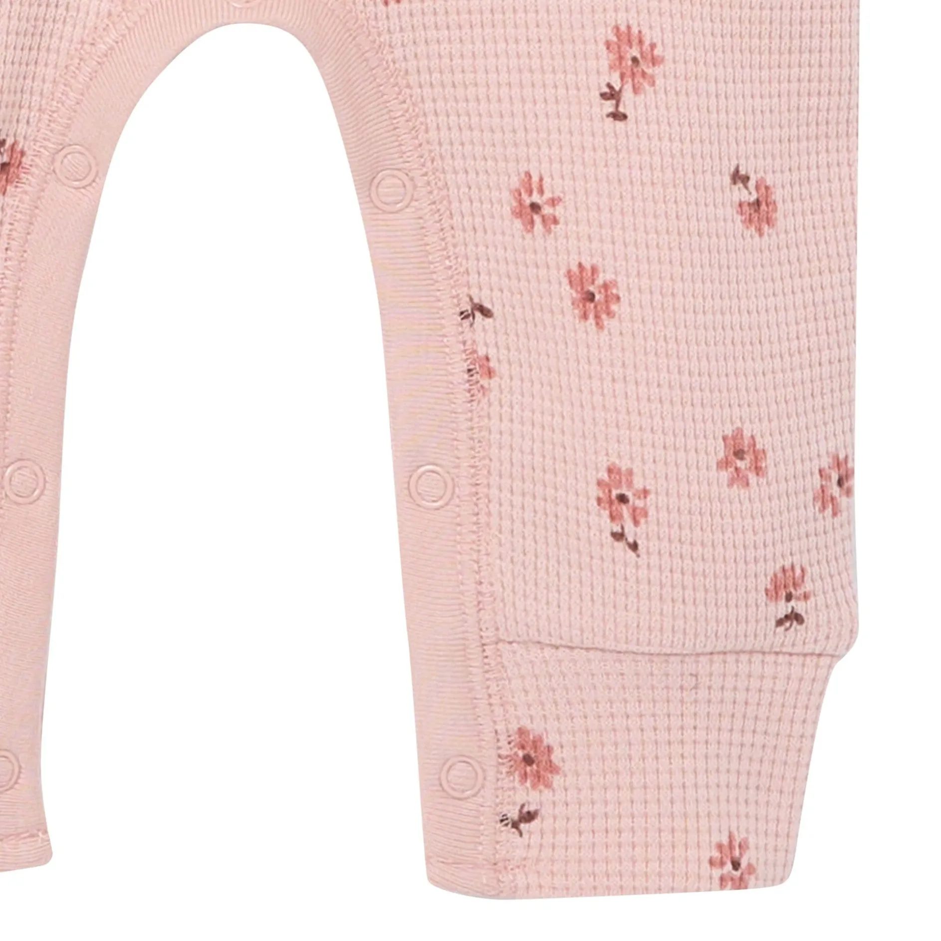 Baby Girls Tossed Daisy Short Sleeve Long Leg Romper