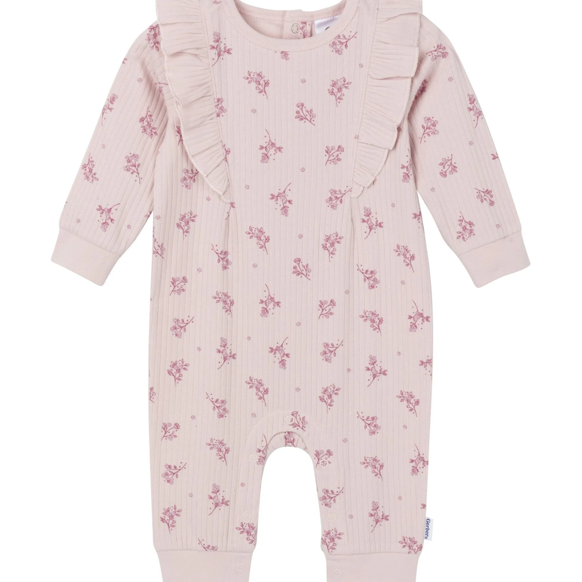 Baby Girls Tossed Flowers Romper