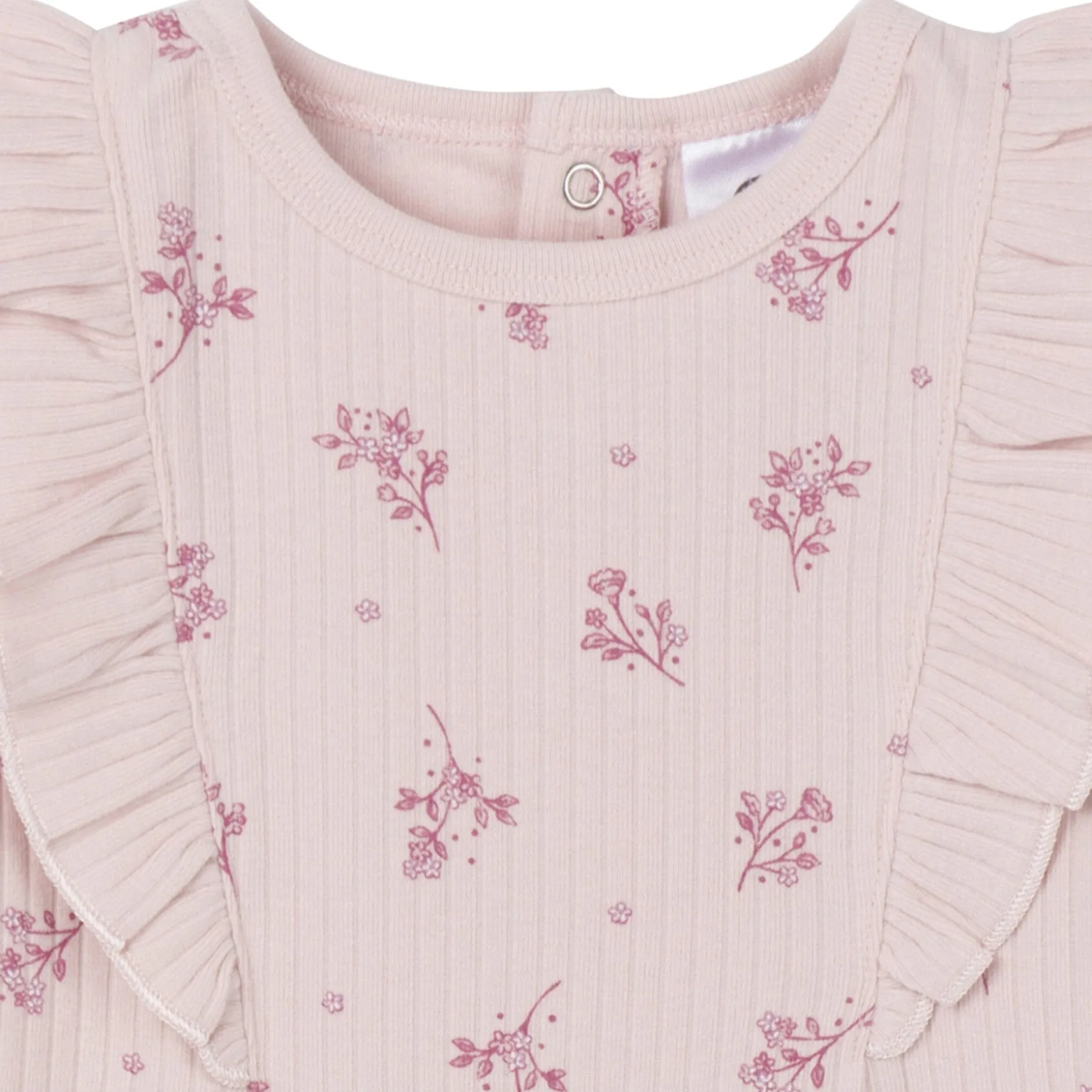 Baby Girls Tossed Flowers Romper
