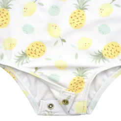 Baby Girls UPF 50+ Pineapples One-Piece Swimsuit