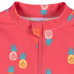 Baby Girls UPF 50+ Pink Pineapple Rash Guard