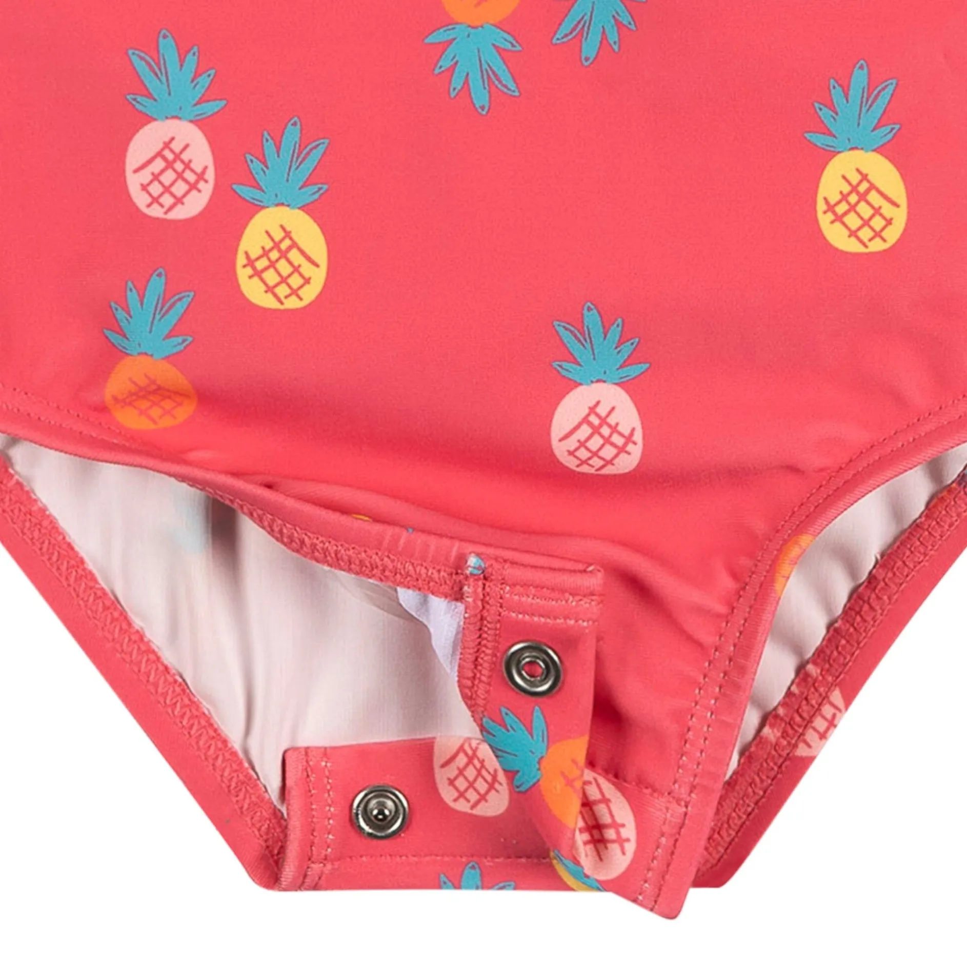 Baby Girls UPF 50+ Pink Pineapple Rash Guard