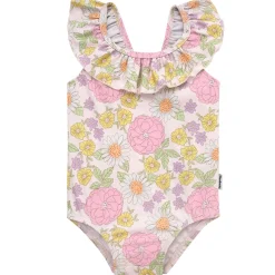 Baby Girls UPF 50+ Retro Floral One-Piece Swimsuit